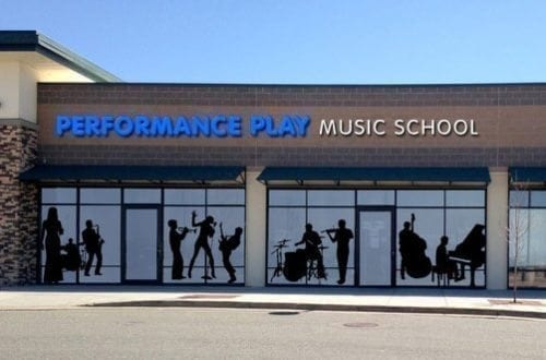 Performance Play Music School store front.