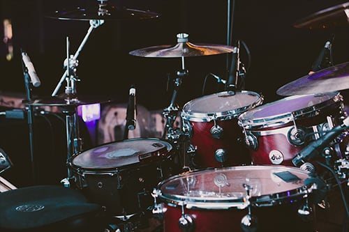 drum kit setup