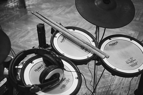 Roland electronic drum set